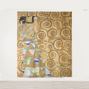 Gustav Klimt - Expectation, Stoclet Frieze Tapestry