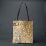 Gustav Klimt - Expectation, Stoclet Frieze Tote Bag<br><div class="desc">The Tree of Life,  Stoclet Frieze,  Expectation - Gustav Klimt,  Cardboard,  1909</div>