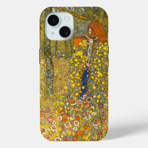Gustav Klimt Farm Garden with Crucifix iPhone 15 Case