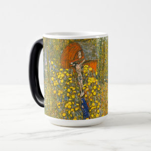 Gustav Klimt Farm Garden with Crucifix Magic Mug