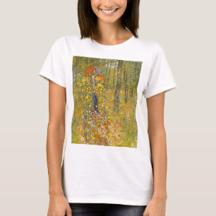Gustav Klimt Farm Garden with Crucifix T-Shirt