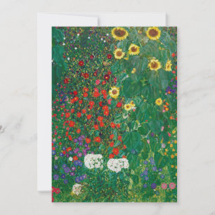 Gustav Klimt - Farm Garden with Sunflowers