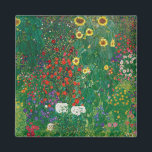 Gustav Klimt - Farm Garden with Sunflowers Magnet<br><div class="desc">Gustav Klimt - Farm Garden with Sunflowers</div>