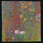 Gustav Klimt Farm Garden with Sunflowers Napkins<br><div class="desc">Gustav Klimt Farm Garden with Sunflowers napkins. Oil painting on canvas from 1905-06. Though Klimt is most recognized for his gold period that produced classic works like The Kiss and Portrait of Adele Bloch Bauer, the artist also produced some tremendously charming landscape paintings. Garden Farm with Sunflowers features a rich...</div>