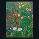 Gustav Klimt - Farm Garden with Sunflowers Notebook<br><div class="desc">Gustav Klimt - Farm Garden with Sunflowers</div>