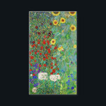 Gustav Klimt Farm Garden With Sunflowers Painting Business Card<br><div class="desc">Gustav Klimt Farm Garden With Sunflowers Floral Vintage Art Nouveau Painting</div>