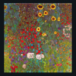 Gustav Klimt Farm Garden with Sunflowers Print<br><div class="desc">Gustav Klimt Farm Garden with Sunflowers print. Oil painting on canvas from 1905-06. Though Klimt is most recognized for his gold period that produced classic works like The Kiss and Portrait of Adele Bloch Bauer, the artist also produced some tremendously charming landscape paintings. Garden Farm with Sunflowers features a rich...</div>