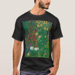 Gustav Klimt - Farm Garden with Sunflowers T-Shirt<br><div class="desc">Gustav Klimt - Farm Garden with Sunflowers</div>