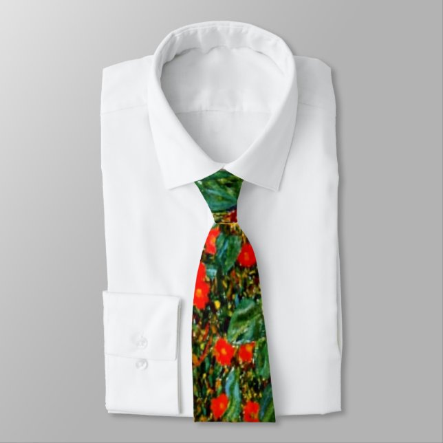 Gustav Klimt - Farm Garden with Sunflowers Tie (Tied)