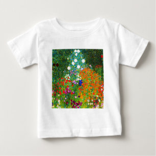 Gustav Klimt, “Farmhouse garden” Baby T-Shirt