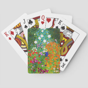 Gustav Klimt , “ Farmhouse garden ” Playing Cards