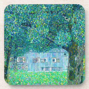Gustav Klimt Farmhouse in Upper Austria Coaster