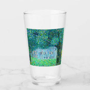 Gustav Klimt Farmhouse in Upper Austria Glass