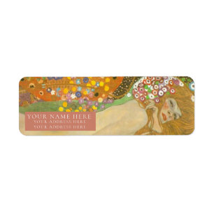 GUSTAV KLIMT FINE ART RETURN ADDRESS LABEL