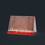 Gustav Klimt Fir Forest Tannenwald Red Trees Holiday Card<br><div class="desc">Vintage Gustav Klimt Fir Forest - Art Nouveau Red Trees This beautiful vintage paintings of trees is by master artist Gustav Klimt. The painting, called Fir Forest I, or Tannenwald, shows us a beautiful landscape with Red Fir Trees, through a dense forest. Gustav Klimt captured the feeling of vibrance in...</div>