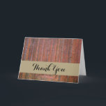 Gustav Klimt Fir Forest Tannenwald Red Trees Thank You Card<br><div class="desc">Vintage Gustav Klimt Fir Forest - Art Nouveau Red Trees This beautiful vintage paintings of trees is by master artist Gustav Klimt. The painting, called Fir Forest I, or Tannenwald, shows us a beautiful landscape with Red Fir Trees, through a dense forest. Gustav Klimt captured the feeling of vibrance in...</div>