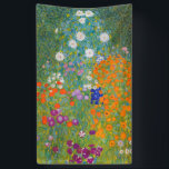 Gustav Klimt - Flower Garden Banner<br><div class="desc">Flower Garden - Gustav Klimt in 1905-1907</div>