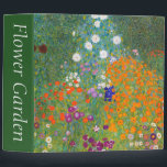 Gustav Klimt: Flower Garden Binder<br><div class="desc">A beautiful classic binder featuring a colourful flower garden,  painted by the Austrian symbolist painter Gustav Klimt.</div>