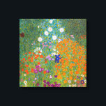Gustav Klimt - Flower Garden Canvas Print<br><div class="desc">Flower Garden - Gustav Klimt in 1905-1907</div>