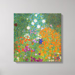 Gustav Klimt - Flower Garden Canvas Print<br><div class="desc">Flower Garden - Gustav Klimt in 1905-1907</div>