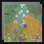 Gustav Klimt - Flower Garden Car Magnet<br><div class="desc">Flower Garden - Gustav Klimt in 1905-1907</div>