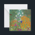 Gustav Klimt - Flower Garden Card<br><div class="desc">Flower Garden - Gustav Klimt in 1905-1907</div>