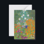 Gustav Klimt - Flower Garden Card<br><div class="desc">Flower Garden - Gustav Klimt in 1905-1907</div>