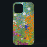 Gustav Klimt - Flower Garden iPhone 12 Case<br><div class="desc">Flower Garden - Gustav Klimt in 1905-1907</div>