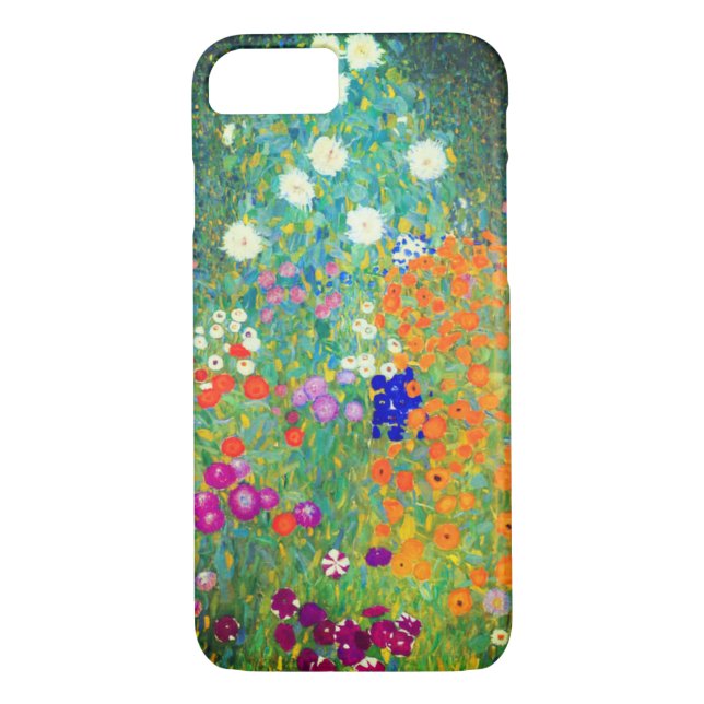 Gustav Klimt Flower Garden Case-Mate iPhone Case (Back)