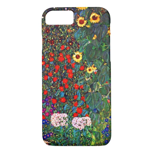 Gustav Klimt Flower Garden Case-Mate iPhone Case (Back)