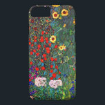 Gustav Klimt Flower Garden Case-Mate iPhone Case<br><div class="desc">iPhone Case featuring Gustav Klimt’s oil painting Farm Garden with Sunflowers (1907). A beautiful garden of sunflowers and exquisite blue,  red,  purple,  pink,  and white flowers. A great gift for fans of Art Nouveau and Austrian art.</div>