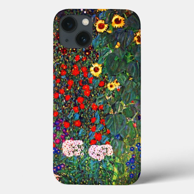 Gustav Klimt Flower Garden Case-Mate iPhone Case (Back)