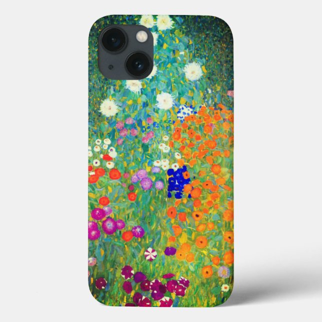 Gustav Klimt Flower Garden Case-Mate iPhone Case (Back)