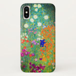 Gustav Klimt Flower Garden Case-Mate iPhone Case<br><div class="desc">iPhone Case featuring Gustav Klimt’s oil painting Flower Garden (1906). A beautiful garden of purple,  red,  white,  blue,  and orange flowers. A great gift for fans of Art Nouveau and Austrian art.</div>