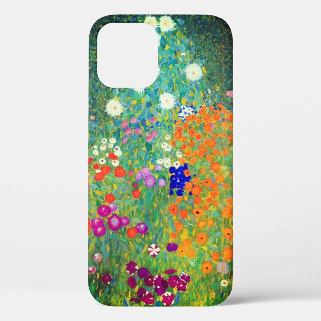 Gustav Klimt Flower Garden Case-Mate iPhone Case (Back)