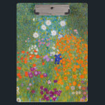 Gustav Klimt - Flower Garden Clipboard<br><div class="desc">Flower Garden - Gustav Klimt in 1905-1907</div>