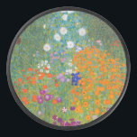 Gustav Klimt - Flower Garden Cornhole Set Hockey Puck<br><div class="desc">Flower Garden - Gustav Klimt in 1905-1907</div>