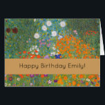 Gustav Klimt Flower Garden Cottage Nature<br><div class="desc">A beautiful garden painting - this is a classic painting by Gustav Klimt,  called Cottage Garden,  or Bauergarten,  1907,  which is a close up of a flower garden,  a colourful floral painting.</div>