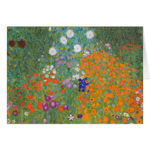Gustav Klimt Flower Garden Cottage Nature