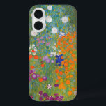 Gustav Klimt Flower Garden Cottage Nature iPhone 16 Case<br><div class="desc">A beautiful garden painting - this is a classic painting by Gustav Klimt,  called Cottage Garden,  or Bauergarten,  1907,  which is a close up of a flower garden,  a colourful floral painting.</div>