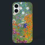 Gustav Klimt Flower Garden Cottage Nature iPhone 16 Case<br><div class="desc">A beautiful garden painting - this is a classic painting by Gustav Klimt,  called Cottage Garden,  or Bauergarten,  1907,  which is a close up of a flower garden,  a colourful floral painting.</div>