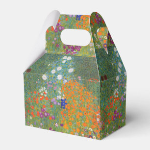 Gustav Klimt Flower Garden Cottage Nature Favor Box