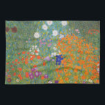 Gustav Klimt Flower Garden Cottage Nature Kitchen Towel<br><div class="desc">A beautiful garden painting - this is a classic painting by Gustav Klimt,  called Cottage Garden,  or Bauergarten,  1907,  which is a close up of a flower garden,  a colourful floral painting.</div>