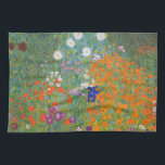 Gustav Klimt Flower Garden Cottage Nature Kitchen Towel<br><div class="desc">A beautiful garden painting - this is a classic painting by Gustav Klimt,  called Cottage Garden,  or Bauergarten,  1907,  which is a close up of a flower garden,  a colourful floral painting.</div>