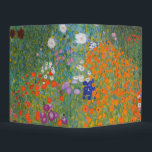 Gustav Klimt Flower Garden Cottage Nature Mini Binder<br><div class="desc">A beautiful garden painting - this is a classic painting by Gustav Klimt,  called Cottage Garden,  or Bauergarten,  1907,  which is a close up of a flower garden,  a colourful floral painting.</div>