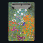 Gustav Klimt Flower Garden Cottage Nature Mini Clipboard<br><div class="desc">A beautiful garden painting - this is a classic painting by Gustav Klimt,  called Cottage Garden,  or Bauergarten,  1907,  which is a close up of a flower garden,  a colourful floral painting.</div>