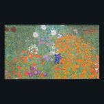 Gustav Klimt Flower Garden Cottage Nature Name Tag<br><div class="desc">A beautiful garden painting - this is a classic painting by Gustav Klimt,  called Cottage Garden,  or Bauergarten,  1907,  which is a close up of a flower garden,  a colourful floral painting.</div>