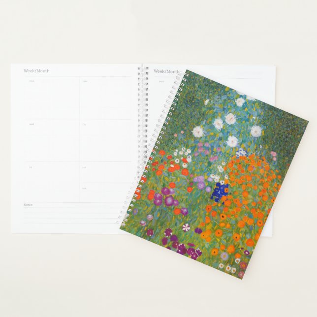 Gustav Klimt Flower Garden Cottage Nature Planner (Display)