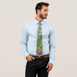 Gustav Klimt Flower Garden Cottage Nature Tie<br><div class="desc">A beautiful garden painting - this is a classic painting by Gustav Klimt,  called Cottage Garden,  or Bauergarten,  1907,  which is a close up of a flower garden,  a colorful floral painting.</div>
