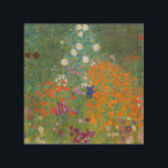 Gustav Klimt Flower Garden Cottage Nature Wood Wall Art<br><div class="desc">A beautiful garden painting - this is a classic painting by Gustav Klimt,  called Cottage Garden,  or Bauergarten,  1907,  which is a close up of a flower garden,  a colourful floral painting.</div>